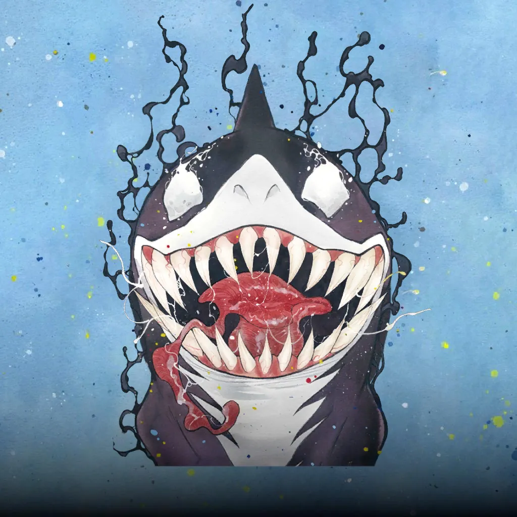 Jeff the Baby Land Shark Venomized Peach Momoko Marvel Snap Card Variant - Marvel  Snap Zone
