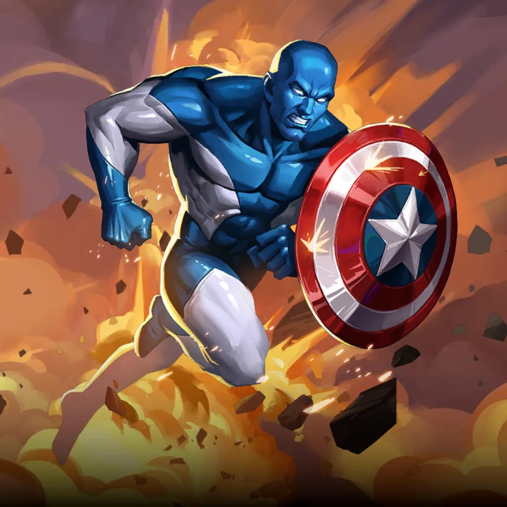 Major Victory Lemon Art Marvel Snap Card Variant - Marvel Snap Zone
