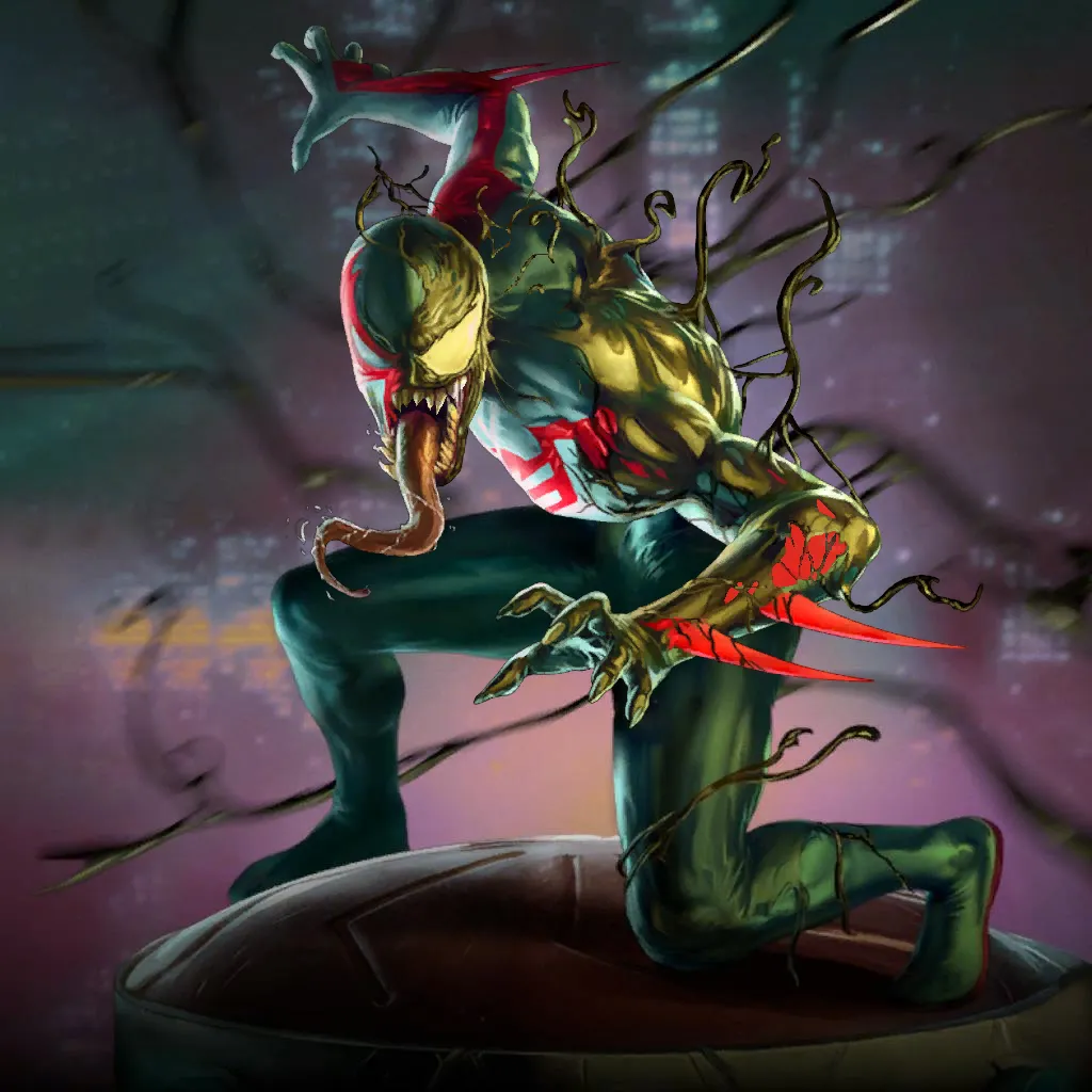 Spider-Man 2099 Venomized Marvel Snap Card Variant - Marvel Snap Zone