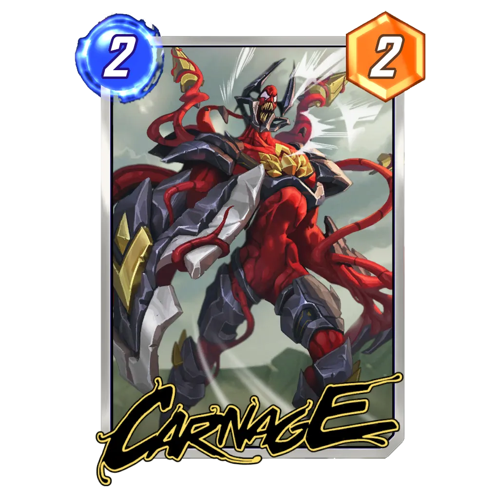 Carnage In-Hyuk Lee InHyuk Lee Marvel Snap Card Variant - Marvel