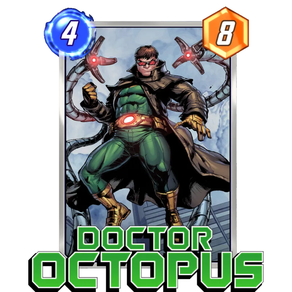 Doctor Octopus Pixel Marvel Snap Card Variant - Marvel Snap Zone
