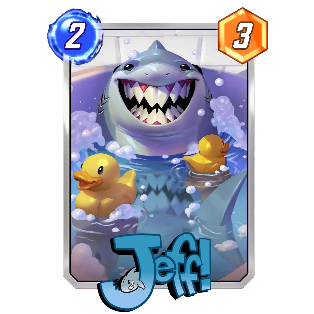Jeff the Baby Land Shark Max Grecke Marvel Snap Card Variant