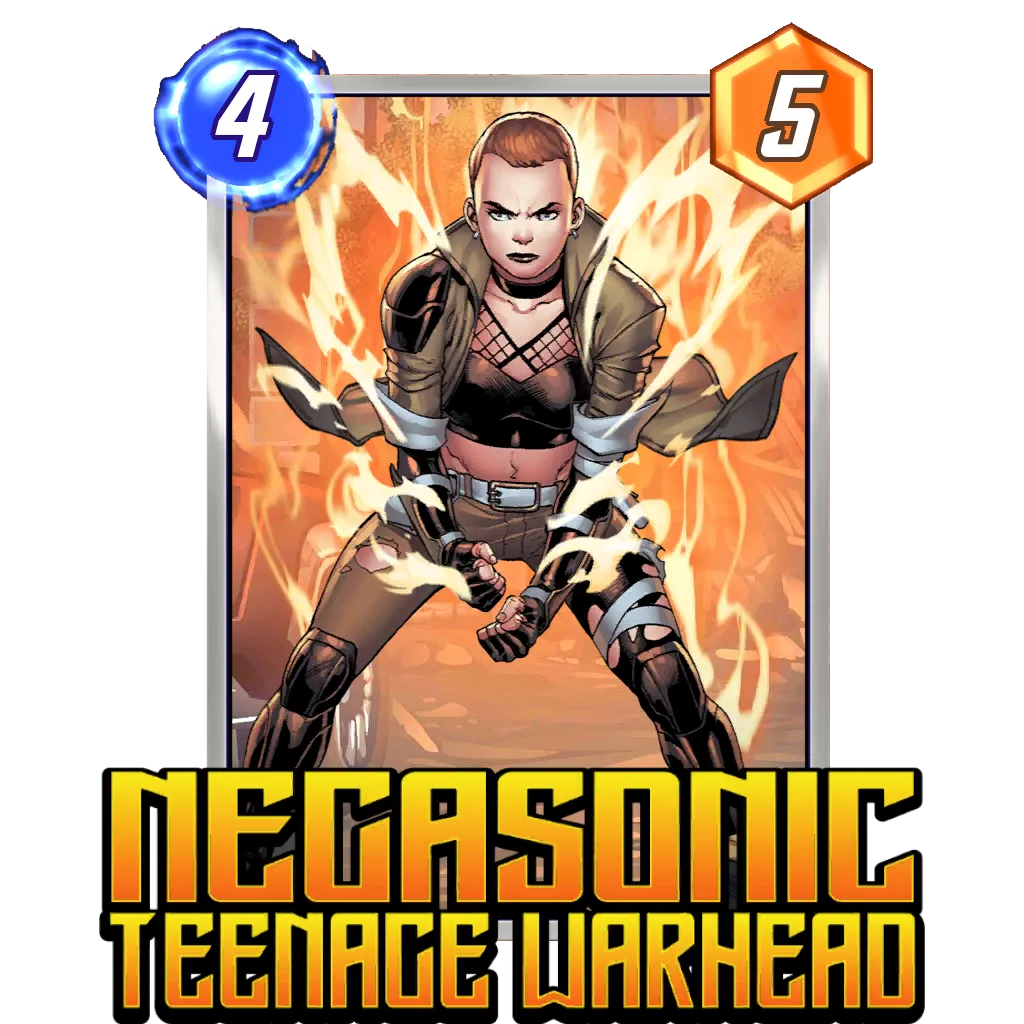 Negasonic Teenage Warhead Marvel Snap Card Variant - Marvel Snap Zone