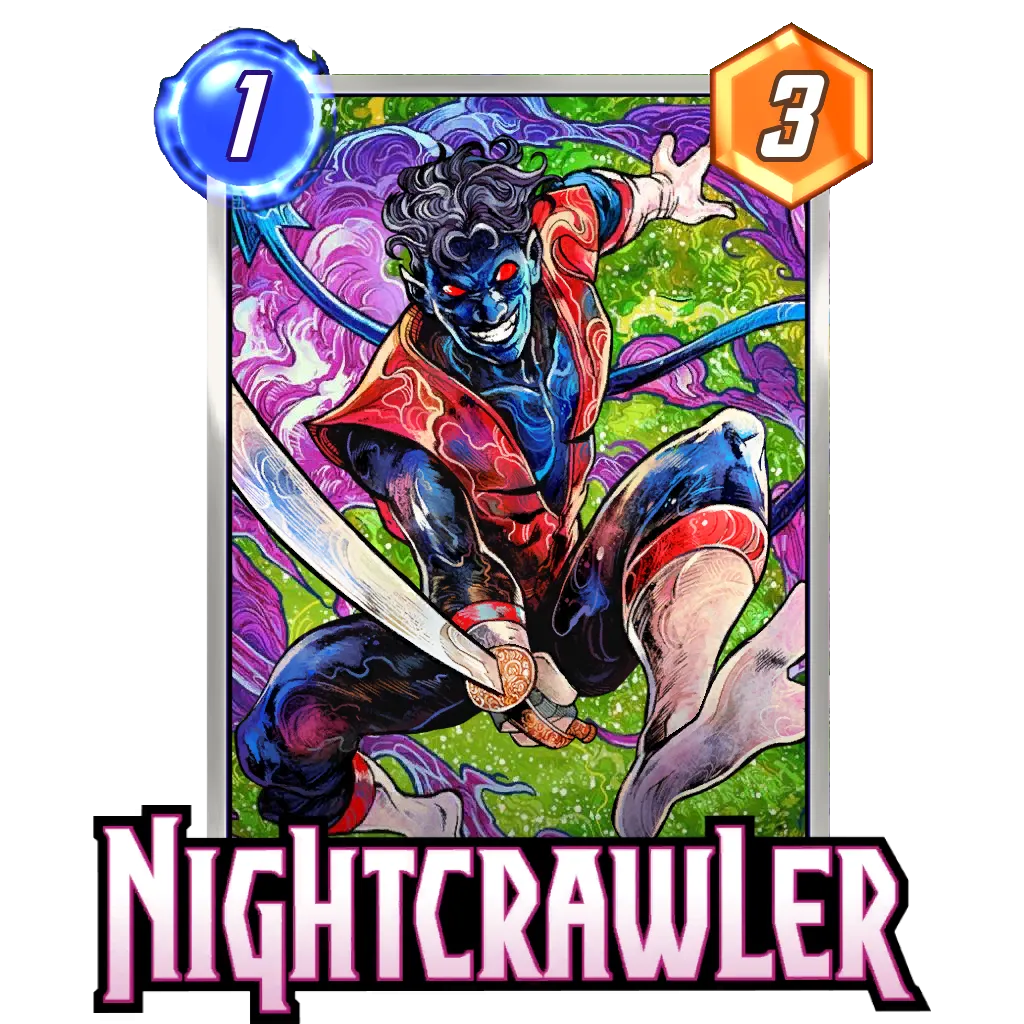 Nightcrawler Marvel Snap Card Variant - Marvel Snap Zone