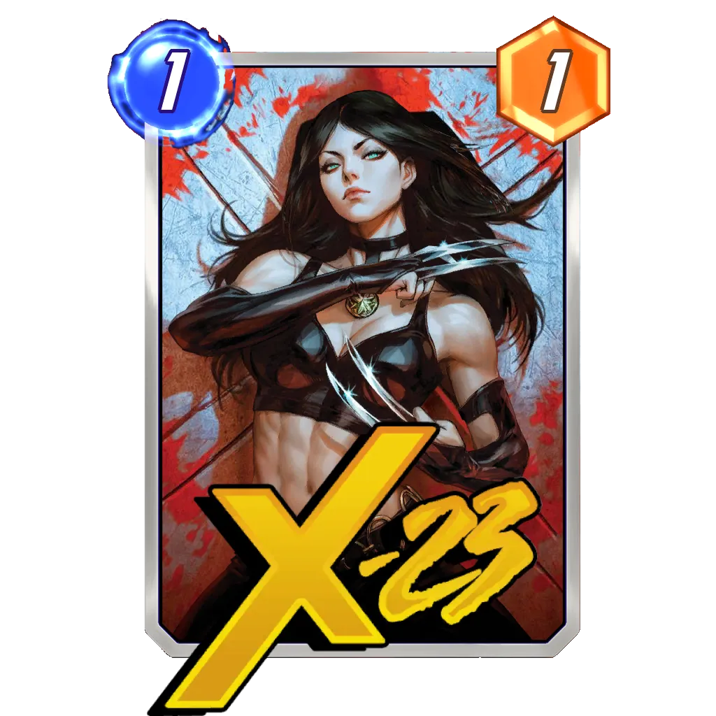 X-23 Artgerm Envar Studio Spirit of Vengeance Marvel Snap Card