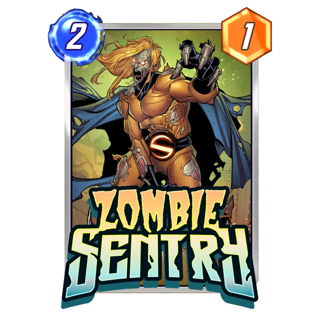 Zombie Sentry Marvel Snap Card Variant - Marvel Snap Zone